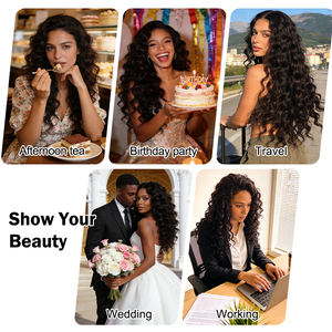 Oferta Especial: Cabello Humano Virgen Brasileño 100% Natural, Ondulado Profundo, de 16 a 36 Pulgadas, Paquetes de Cabello Crudo Sin Procesar para Estilos de Mujeres Negras - Product Image 6