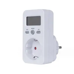 Tiêu chuẩn Châu Âu màn hình nhỏ Power Meter Ổ Cắm Thông Minh Thanh toán ổ cắm thanh toán thiết bị