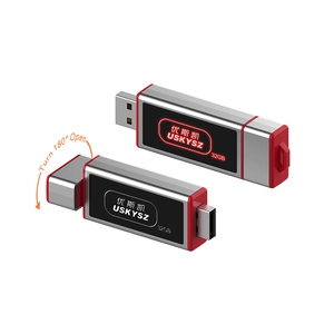 <span class=keywords><strong>USKY</strong></span> Lightning Usb OEM logo Factory Led 16GB 32GB 64GB Swivel Usb Drive Llavero Tarjeta DE CRÉDITO Forma Memoria LED Pendrive - Product Image 5