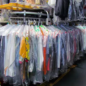 Sacos plásticos para limpeza de roupas, saco de roupas biodegradável para limpeza de lavanderia, vestido, embalagem reutilizável em um rolo