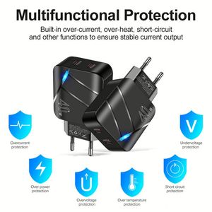 PD 40W Dual USB <b>C</b> Fast Charger Mobile Phone <b>Type</b> <b>C</b> Charger Quick Charge Power <b>Adapter</b> for Phone 16 15 14 13 Pro Xiaomi/Samsung - Product Image 5