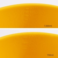 Bol en silicone sans BPA personnalisé pour bébé, boîte à lunch, design mignon, anti-fuite, micro-ondable, grande capacité pour pique-nique et voyage