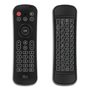 Đen không dây mini Bàn phím Rii MX6 2.4GHz Air chuột điều khiển từ xa nhà máy cho thông minh Android TV Box - Product Image 6