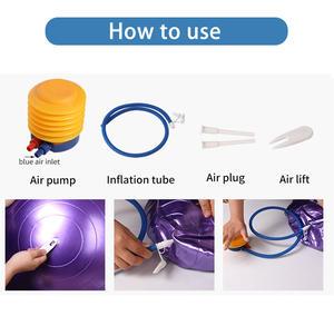 Palla Rimbalzante Arcobaleno da 22 Pollici con Maniglia per Bambini - Product Image 6