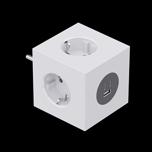 2026 Cube Power Strip with 1 USB 2 C Ports EU Standard Multi <b>Plug</b> Socket PD25W <b>Fast</b> <b>Charging</b> Socket Electrical Socket - Product Image 1