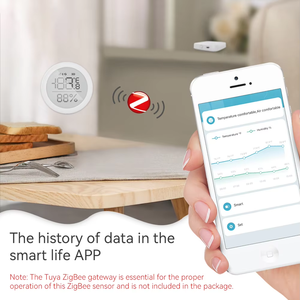 2025 tuya mới nhất không dây Zigbee nhà thông minh nhiệt độ và độ ẩm cảm biến cho cuộc sống thông minh ứng dụng - Product Image 2