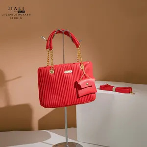 Jiali Sac Günstige Mode Alibaba Damen Handtaschen 2022 Luxus Pu Leder Handtasche Designer Für Frauen Handtaschen Set