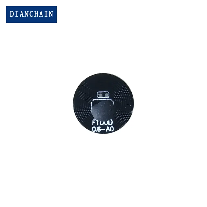 Dapat Ditulis Ulang Kecil Kedap Air Passiv Rfid 10 Mm Nfc Tag F08 Chip