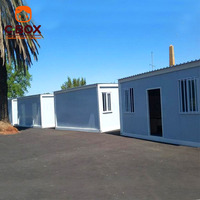 Cbox Maison portable de 20 pieds, dortoir de chantier, maison modulaire préfabriquée, conteneur détachable