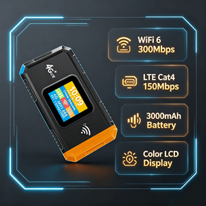Routeur <span class=keywords><strong>WiFi</strong></span> portable robuste MF967B 4G LTE MiFi WiFi6 avec écran LCD couleur et batterie 3000 mAh - Product Image 2