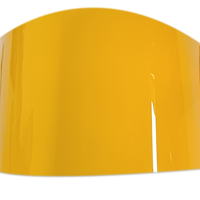 Film de protection de véhicule en vinyle TPU jaune tournesol auto-cicatrisant haute visibilité 1,52*16m