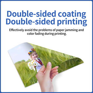กระดาษ250มันวาวพิมพ์เลเซอร์ <span class=keywords><strong>A4</strong></span>แผ่นเคลือบสองด้าน128ก.-300ก. สำหรับภาพถ่ายคุณภาพสูงมีหลายแบบให้เลือก - Product Image 2