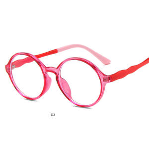 Montura de gafas <span class=keywords><strong>para</strong></span> niños TR, material suave, con bloqueo de luz azul, gafas de seguridad <span class=keywords><strong>para</strong></span> ordenador - Product Image 4