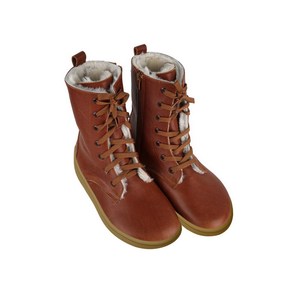 <span class=keywords><strong>Botas</strong></span> de nieve de tobillo alto con cremallera interior de piel personalizada OEM de fábrica <span class=keywords><strong>botas</strong></span> de invierno minimalistas para caminar descalzos con punta ancha - Product Image 4