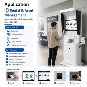 Terminal de Acceso para <span class=keywords><strong>Visitantes</strong></span> con Casillero Inteligente para Almacenamiento de Objetos Personales y Verificación de Identidad - Product Image 5
