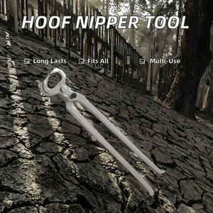 คีมตัดกีบสัตว์เลี้ยงสแตนเลสแบบปรับได้สำหรับงานสัตวแพทย์ ขายส่ง รับผลิตตามสั่ง สำหรับการดูแลสุขภาพม้าและสัตว์ - Product Image 2