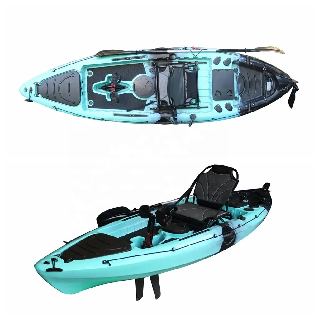 Vicking Native Adult Fishing Kayak Sit-On-Top Pedal Drive LLDPE Material Kayak with Fins for Kayak Fishing