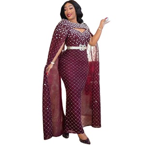 <span class=keywords><strong>Robe</strong></span> Longue <span class=keywords><strong>de</strong></span> Soirée Scintillante à Manches Longues Pailletée Style Africain <span class=keywords><strong>pour</strong></span> Mère <span class=keywords><strong>de</strong></span> <span class=keywords><strong>la</strong></span> <span class=keywords><strong>Mariée</strong></span> - Product Image 6