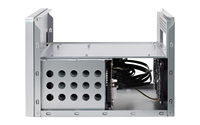 Châssis de serveur NAS-08 8 baies à échange à chaud OEN ODM, Micro-ATX/Mini-ITX, alimentation 1U, disques durs 3,5 pouces et SSD 2,5 pouces, ventilateurs 9025S/6025S pour la maison/le bureau