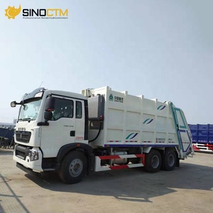 New and Used Sinotruk Howo 6x4 10-wheels 18m3 20m3 22m3 15tons Capacity Rear Loader Compactor <strong>Garbage</strong> <strong>Truck</strong> <strong>Price</strong> - Product Image 6
