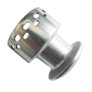 Couverture de moteur électrique en aluminium 6061-T6 usinée CNC avec finition anodisée claire et composant fraisé - Product Image 1