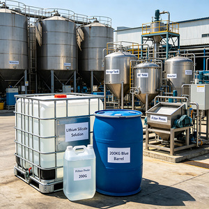 Solution de silicate de lithium à 20-22 % de teneur en solides, liquide incolore et transparent pour application anti-corrosion marine - Product Image 3