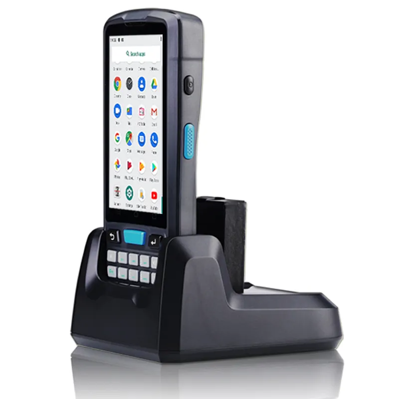 Pda Android 9.0 Mobile Phone Pda Barcode Scanner Rogged ZKC Module Wearable Pda With Wrist Bands For Retail Store Inventory