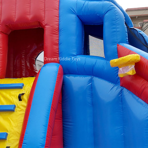 Toboggan aquatique gonflable commercial avec piscine, parc aquatique gonflable pour enfants, château gonflable double pour l'extérieur - Product Image 3