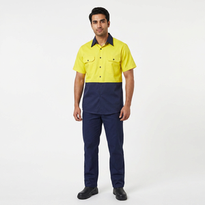 Vêtements de sécurité réfléchissants de classe 1 de qualité supérieure, couleur orange lime, manches longues, haute visibilité, logo personnalisé, prix bas, vente en gros - Product Image 1