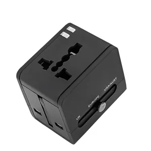 Adattatore da viaggio universale Usb conversione Plug vendita calda universale caricabatterie da viaggio adattatore per telefono cellulare SDK Box individuale 6A