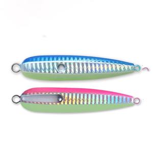 Leurre de pêche en métal phosphorescent pour <span class=keywords><strong>sardines</strong></span>, 40g~300g, pour <span class=keywords><strong>la</strong></span> pêche en eau salée, type Slow Jigging - Product Image 2