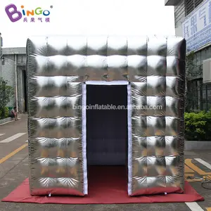 Evento publicitario inflable 360 Photo Booth Nightclub Party Inflable Photo Booth Enclosure Carpa con Led