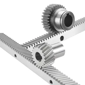 Custom Cnc Machined Steel Gear Rack And Pinion Worm Helical Rack M1 M1.25 M2 M3 M4 M5 M6 Gear Racks