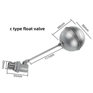 Nhà Máy Tóc Thẳng Chịu Nhiệt Độ Cao Thép Không Gỉ Float Mùa Thu Van Cho Tủ Hơi Nước - Product Image 2