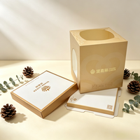 Boîte à gâteau pliable en carton, emballage cadeau pour pâtisserie, pour merchandising de marque de pâtisserie