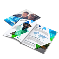 Impression de brochures, catalogues et livrets personnalisés 2022 à prix réduit, avec reliure piquée à cheval, sur papier glacé, formats A4, A5, A6, impression 4 couleurs + 4 couleurs CMYK
