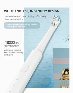 Özel Logo ev diş 3 temizleme modları diş beyazlatma elektrikli diş fırçası toptan