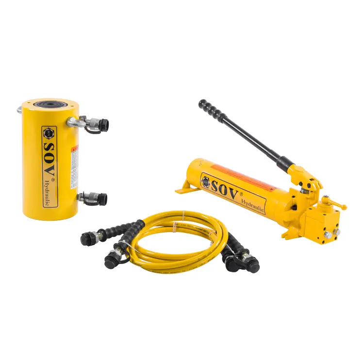 Spring Return RR Series 100T Double Acting Very Long Stroke Hydraulic Cylinder / Jack RR-10013