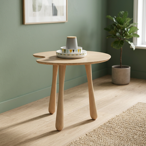 Mesa de Centro Moderna de Madera, Diseño Escandinavo, Muebles Hechos a Mano para Sala de Estar, Base de Madera Sólida - Product Image 4