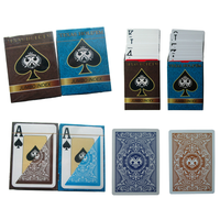 Cartes à Jouer en PVC Imperméables en Plastique Format Jumbo, Certifiées ISO9001/ASTM/EN71, Boîte en Papier, Cartes Brillantes 63x88mm, CMYK