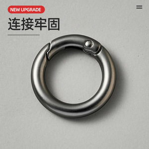 Anillo de resorte de 5 puntos de aleación de zinc, accesorio duradero para llaveros, anillo metálico para llaveros - Product Image 2