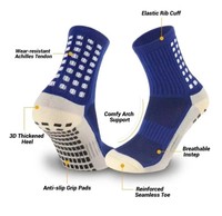 Chaussettes de sport antidérapantes unisexe en nylon et polyester de haute qualité pour hommes, modèle 2026-3, en stock, vente en gros