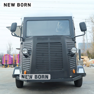 Rimorchio e Furgone Alimentare Mobile Guidabile, <span class=keywords><strong>Cucina</strong></span> Mobile per Catering, Costruzione in Vetroresina per <span class=keywords><strong>Snack</strong></span>, Dolciumi, Patatine - Resistente alla Ruggine - Product Image 1