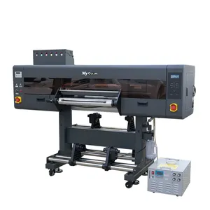 Mycolor-impresora de inyección de tinta plana, máquina de impresión de película adhesiva de 60cm, uv, dtf