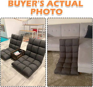 Sofá Plegable <span class=keywords><strong>sin</strong></span> Patas, Estilo Tatami, <span class=keywords><strong>Respaldo</strong></span> para Cama, Silla para Dormitorio, Sofá Individual para Ventana, Silla Plegable Pequeña - Product Image 4