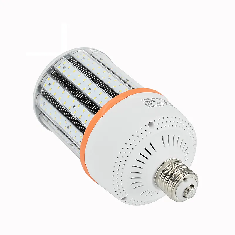 E27 Bulb 500W Equivalent LED Corn Light Bulb 5500 Lumen 6500K 60W Large Area Cool Daylight White E26/E27