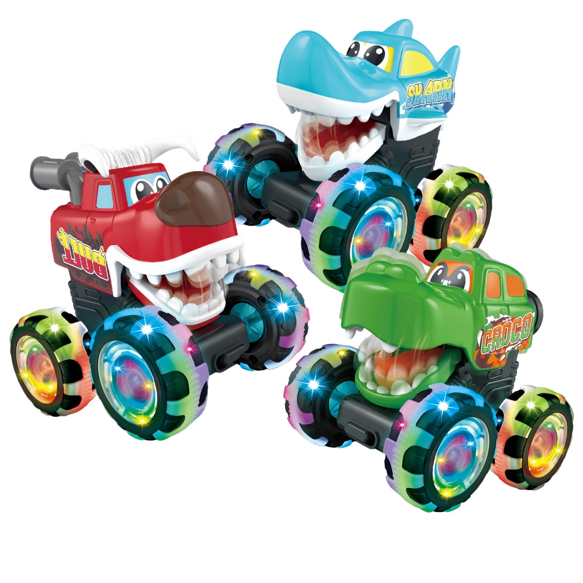 Caminhão Monstro de Plástico - Carros de Brinquedo Duráveis, Movidos por  Inércia, image size:1920x1920