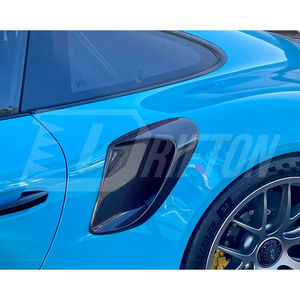 Copertura in Fibra di Carbonio per Prese d'Aria Posteriori Stile Turbo S GTRS per Porsche 911 Carrera <span class=keywords><strong>991</strong></span> <span class=keywords><strong>991</strong></span>.1 <span class=keywords><strong>991</strong></span>.2 Turbo S 2012-2018 - Product Image 5
