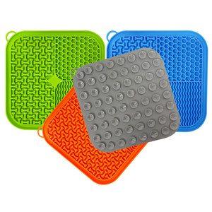 Alfombrilla de Silicona de Grado Alimenticio para Lamer y Alimentar Lentamente a Mascotas, con Succión, en Oferta - Product Image 5