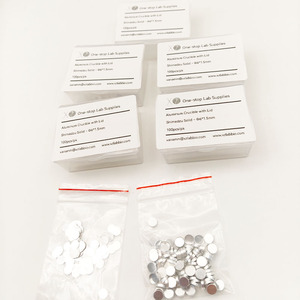 Crucible en aluminium avec couvercle XZ Lab Supplies, Shimadzu Solid 6x1.5mm, paquet de 100 pièces, usage en laboratoire - Product Image 1